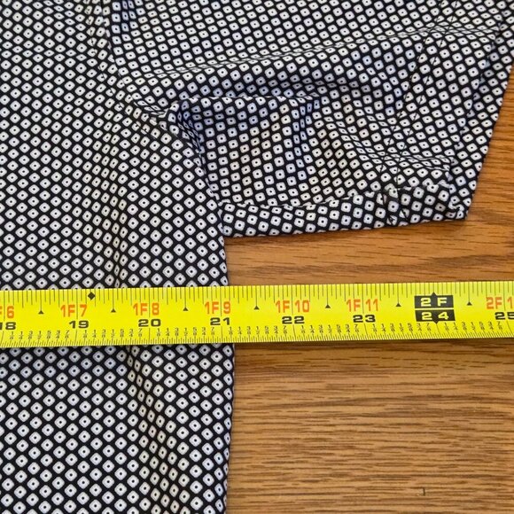 Peter Millar Polo Shirt Mens Medium Purple Diamond AOP Summer Comfort Lake Golf - Picture 10 of 14